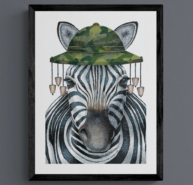 Hidden Stripes - Zebra Print