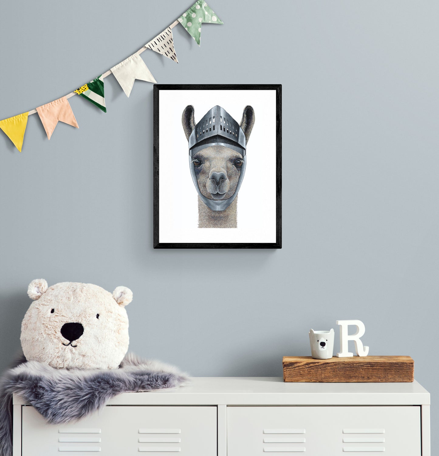 Knight in Shining Llama - Llama Print